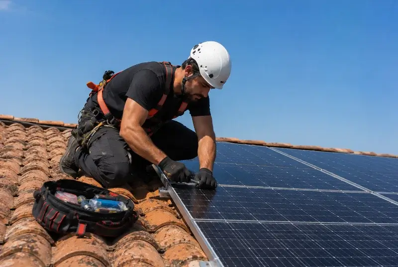 Maintenance et monitoring de panneaux solaires à Allaire